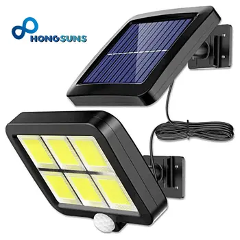 الكوز أضواء الشارع الشمسية استشعار الحركة الشمسية مصباح مع الألواح الشمسية في الأماكن المغلقة في الهواء الطلق الإضاءة الجدار مصباح للطاقة الشمسية أضواء LED