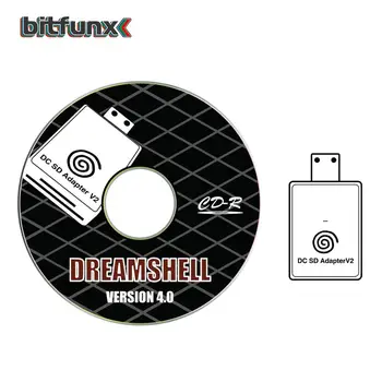 Bitfunx DC SD TF بطاقة محول القارئ V2 سيجا دريم كاست CD مع DreamShell Boot Loader