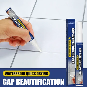 للماء البلاط إصلاح الثغرة القلم الرائحة بلاط أبيض ملء الجدار الجص علامة حمام الخزف Mouldproof على ملء نظافة وكلاء