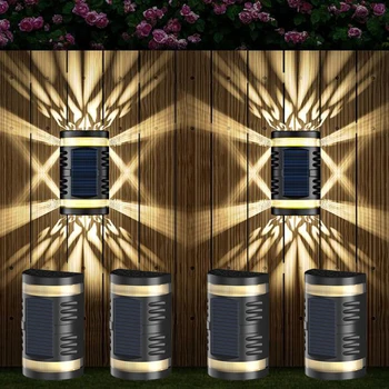 حجم كبير الشمسية الصمام مصباح الجدار في الهواء الطلق للماء ديكور الحديقة الضوء على شرفة الفناء المناظر الطبيعية شارع سور الحديقة الخفيفة