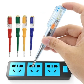 الرقمية اختبار قلم رصاص اختبار الكهربائية contactles الفولتميتر مفك الجهد اختبار للكشف عن القلم AC/DC 100-500V كهربائي أداة