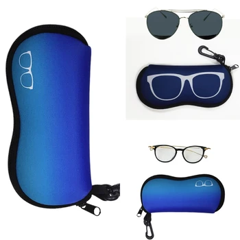 النظارات الشمسية لينة النيوبرين الحقيبة سستة النظارات مع مشبك حزام دروبشيبينغ