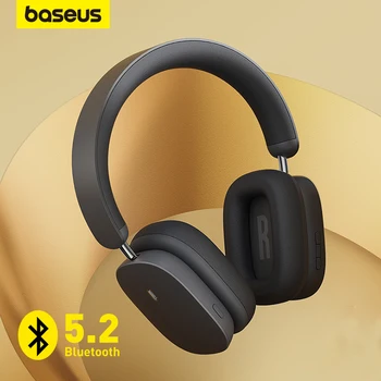 Baseus H1 ANC بلوتوث 5.2 سماعات سماعات لاسلكية ، 40db إلغاء الضوضاء نشطة, 70h عمر البطارية ، 40mm سائق وحدة