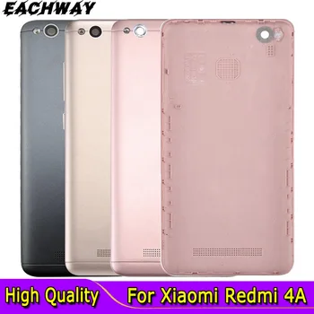 الإسكان Xiaomi Redmi 4A الحالة غطاء البطارية الخلفي الباب مع قوة حجم زر قطع الغيار الجديد Redmi 4A الغطاء الخلفي