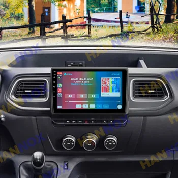 2 الدين الروبوت سيارة الوسائط المتعددة راديو ستيريو مشغل رينو ماستر نيسان NV400 Opel Movano واي فاي بلوتوث Carplay GPS نافي