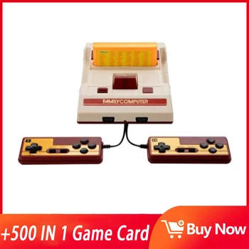 2.4 G اللاسلكية وحدة تحكم لعبة كمبيوتر العائلة ل Famicom الرجعية لعبة وحدة FC 1000 الألعاب الكلاسيكية بطاقة مزدوجة الأسرة التلفزيون لعبة وحدة