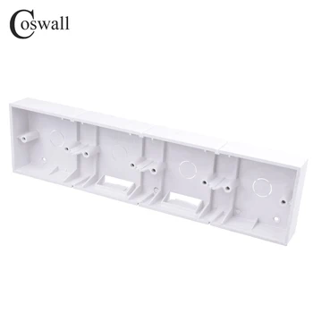 Coswall الخارجية مربع تصاعد 344mm*86mm*34mm 86 نوع رباعية مفاتيح أو مآخذ تنطبق على أي موقف من سطح الجدار