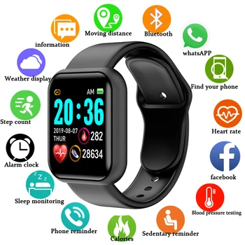 116plus الساعات الذكية الرجال ضغط الدم للماء Smartwatch النساء رصد معدل ضربات القلب اللياقة البدنية Tracke مشاهدة الرياضة من أجل الروبوت دائرة الرقابة الداخلية