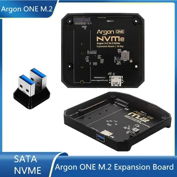 الأرجون واحد M. 2 مجلس توسيع USB 3.0 إلى M. 2 SATA أو NVMe البديل التوت بي 4 نموذج ب قاعدة الأرجون واحد V2 Nanosound Cas