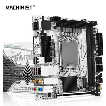 MACHINIS H610 اللوحة الأم LGA 1700 تدعم وحدة المعالجة المركزية الأساسية 12100F 12400F 12490F 12600F 12700F 13600F المعالج DDR4 ذاكرة سطح المكتب ITX