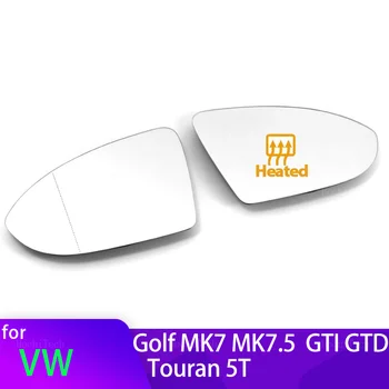 ساخنة واضحة الرؤية الخلفية مرآة جانبية الزجاج عدسة فولكس واجن فولكس فاجن جولف 7 MK7 / MK7.5 GTI GTD 2012-2021 توران 5T استبدال