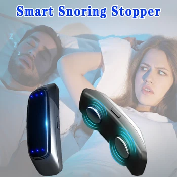Smart Anti يشخر جهاز نبض الشخير مصحح مساعدة في النوم توقف الشخير المحمولة الحد من الضوضاء مكافحة الشخير رجل الوقاية