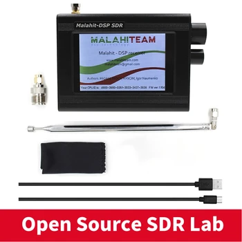 V1.10D 50K-ذكر 2Ghz المرمر SDR راديو تحديث البرامج Malahit DSP SDR المتلقي/3.5