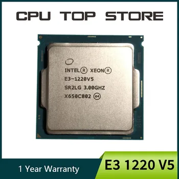 تستخدم Intel Xeon E3 1220 V5 8M Cache 3.0 GHz 80W SR2LG LGA 1151 المعالج CPU
