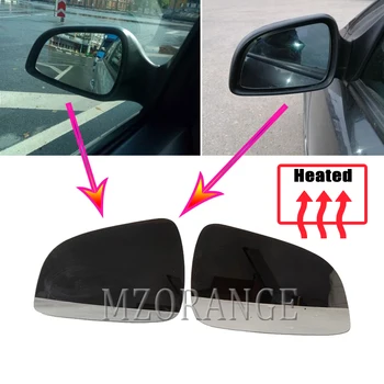 ساخنة سيارة مرآة الرؤية الخلفية من الزجاج أوبل أسترا H 2009 2010 2011 تدفئة باب جانبي الجناح مرآة الزجاج عدسة اكسسوارات السيارات