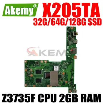 X205TA الكمبيوتر المحمول اللوحة الأم ASUS X205TA X205T دفتر اللوحة الأم اللوحة الأم Z3735F وحدة المعالجة المركزية RAM 2GB 32G 64G 128G SSD