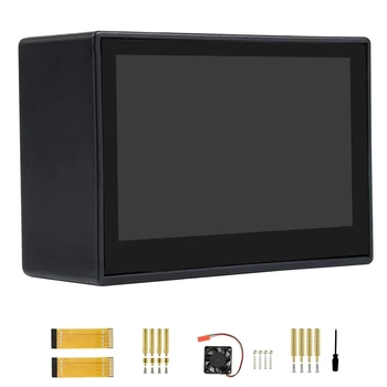 Waveshare 4.3 بوصة الطبري LCD عرض مع القضية التوت بي 4 ، 800 × 480 تعمل باللمس بالسعة MIPI الطبري عرض