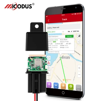 نظام تحديد المواقع المقتفي لتحديد المواقع سيارة ترحيل Micodus MV740 MV720 إنذار للسيارة GPS لتحديد المواقع 9-90V صدمة التنبيه قطع الوقود ACC Detec التطبيق مجانا PK CJ720