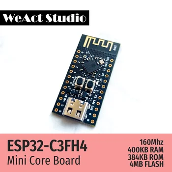 WeAct ESP32 ESP-32 ESP32C3 ESP32-C3FH4 مجلس التنمية اللاسلكية واي فاي بلوتوث متوافق مع وحدة Micropython