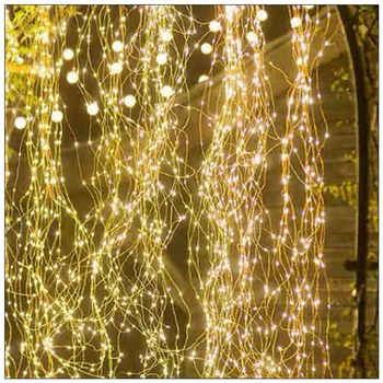 ضوء سلسلة عطلة اكليل خرافية الحزب أضواء LED رقاقة الثلج أضواء عيد الميلاد في الهواء الطلق الزفاف إضاءة شجرة الديكور