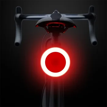 متعدد طرق الإضاءة دراجة ضوء USB تهمة Led الدراجة الخفيفة فلاش الذيل الأضواء على الجبال الدراجة Seatpost