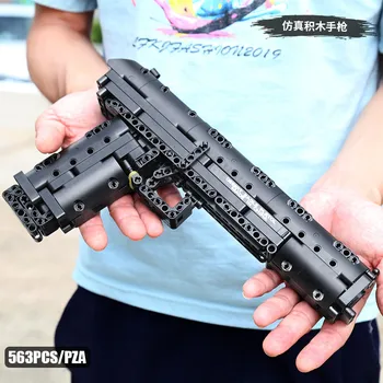 الملك الأسلحة العسكرية سلسلة نسر الصحراء بندقية نموذج سوات مسدس لبنات المدينة MOC لعبة سلاح بندقية لعب للفتيان