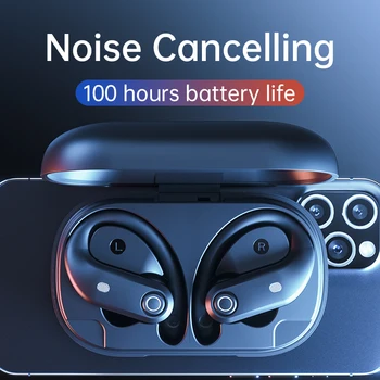 YC بلوتوث اللاسلكية سماعة في الأذن الرياضة سماعات الضوضاء إلغاء سماعات الأذن 100 ساعة تشغيل 9D ستيريو Xiaomi