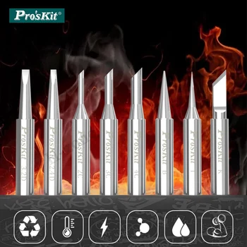 Proskit 936 سلسلة لحام الحديد رأس سكين العالمي نصيحة 60W الداخلية الحرارية ثابتة درجة الحرارة لحام الحديد الكهربائية نصيحة