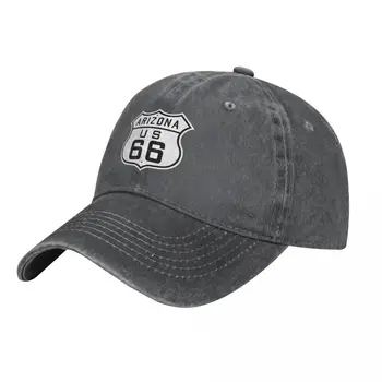 الكلاسيكية US Route 66 أريزونا عام 1926 السريع قبعات البيسبول للرجال المتعثرة Snapback القطن قبعة في الهواء الطلق التدريبات قبعة القبعات