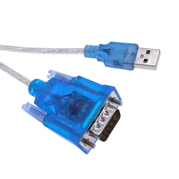 CH340 USB إلى RS232 ميناء متسلسل 9 دبوس كابل DB9 Serial COM Port محول محول دعم ويندوز 7