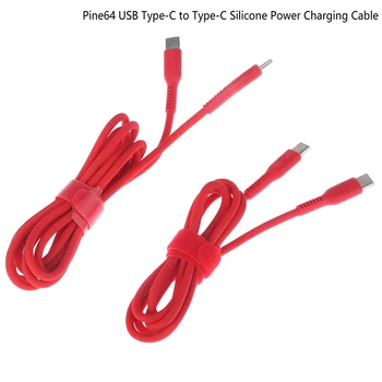 الأصلي Pine64 USB Type-C الى تيبيك سيليكون الطاقة كبل الشحن Pinecil لحام الحديد الكهربائية PinePhone و Pinebook برو