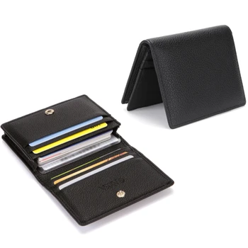 جديد بو الجلود 2023 الرجال محافظ بطاقة حامل البطاقة ضئيلة مصغرة المحفظة الصغيرة حقيبة المال الذكور المحافظ عالية-قدرة الرجال محفظة النقود