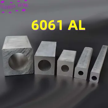 عالية الجودة مربع أنبوب الألومنيوم أنبوب الألومنيوم مع مربع خارج وجولة داخل 6061AL DIY المواد