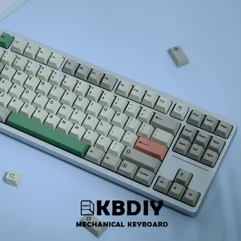 KBDiy GMK 9009 الرجعية الكرز الشخصي Keycap 134 مفاتيح/تعيين لوحة المفاتيح الميكانيكية DIY مخصص PBT صبغ الفرعية 61 60 Bakclit ISO ازرار