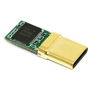 C-USB المكونات الذكور, رقاقة فك ALC5686 ، مطلية بالذهب 1U ، 32Bit و384khz توصيل الصوت, شحن سريع موصل محول ديي