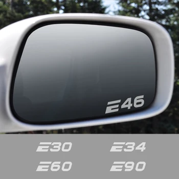 ملصقا سيارة الملحقات مرآة الرؤية الخلفية شارات الفينيل بي أم دبليو E39 E46 E60 E90 E28 E30 E34 E36 E53 E61 E62 E70 E87 E91 E92 E93