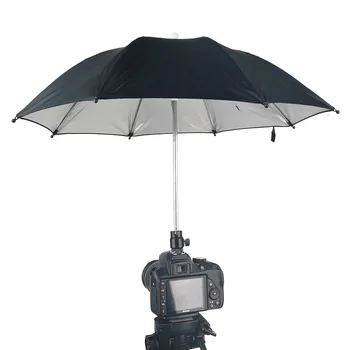 1PC 50CM أسود كاميرا Dslr مظلة مظلة الأمطار حامل العامة الكاميرا الفوتوغرافية الكاميرا مظلة
