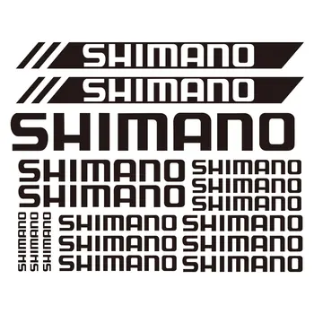 1 جهاز كمبيوتر شخصى السيارة ملصقات SHIMANO إطار دورة شارات ركوب الدراجات للماء الحماية من الشمس الفينيل ، 20 سم*20