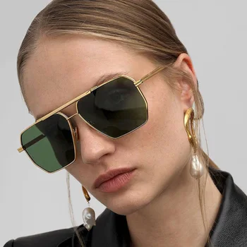 RBRARE أزياء معدن المرأة الشمسية حماية من الأشعة فوق البنفسجية القيادة الصيد النظارات الشمسية للرجال عالية الجودة نظارات Gafas De Sol Hombre