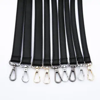 كريسس الصليب حقيبة سوداء حزام DIY قابل للتعديل استبدال بو الجلود حقيبة الكتف حزام, حزام حقائب اليد والمحافظ (4 الألوان المعدنية)
