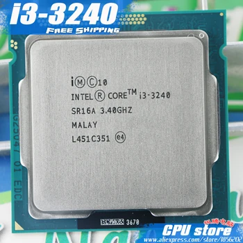 الشحن مجانا Intel Core I3 3240 3M Cache 3.4 GHz L3=3M LGA 1155 TDP 55W سطح المكتب وحدة المعالجة المركزية CPU i3-3240 المعالج (تعمل 100%)