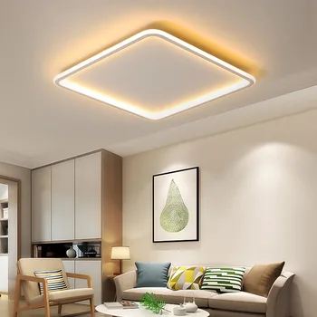Ultra-thin Led سقف ضوء الحديث مربع سقف مصباح غرفة المعيشة سطوع الضوء AC85-265V ضوء لوحة ضوء الغرفة