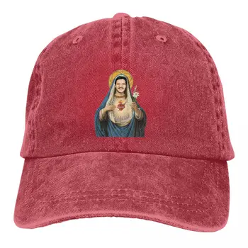 القلب المقدس كاب البيسبول الرجال قبعات النساء واقي حماية Snapback بيدرو باسكال الجهات الأمريكية قبعات