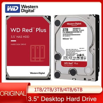 الأصلي Western Digital WD الأحمر 4TB ناس الداخلية القرص الصلب 5400 دورة في الدقيقة الدرجة SATA 6 GB/S 1TB 2TB 3TB 6TB HDD HD القرص الصلب