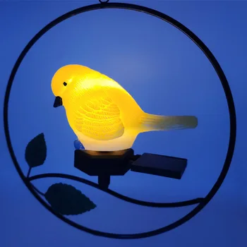 مصباح الطاقة الشمسية الحديد الراتنج الطيور البومة شنقا مصباح الديكور في الهواء الطلق حديقة شرفة الصمام مصباح الطاقة الشمسية في الحديقة