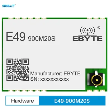 CMT2300A 868MHz 915ميغاهيرتز SMD وحدة لاسلكية SPI 20dBm الهوائي واجهة IPEX/ختم حفرة مسافة 3 كم CDSENET E49-900M20S