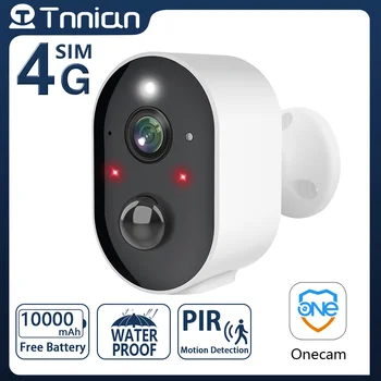 Tnnian 5MP 4G كاميرا المدمج في بطارية 10000mAh 130 درجة زاوية واسعة الحركة شرطة التدخل السريع للكشف عن الأمن الدوائر التلفزيونية المغلقة كاميرا IP